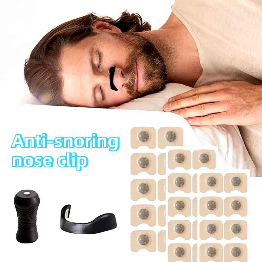 Anti-Snoring Nose Clip Nasal Breathing Dilators Starter Kits Magnetic Nose Strips Increase Sports Air Intake Improve Sleeping